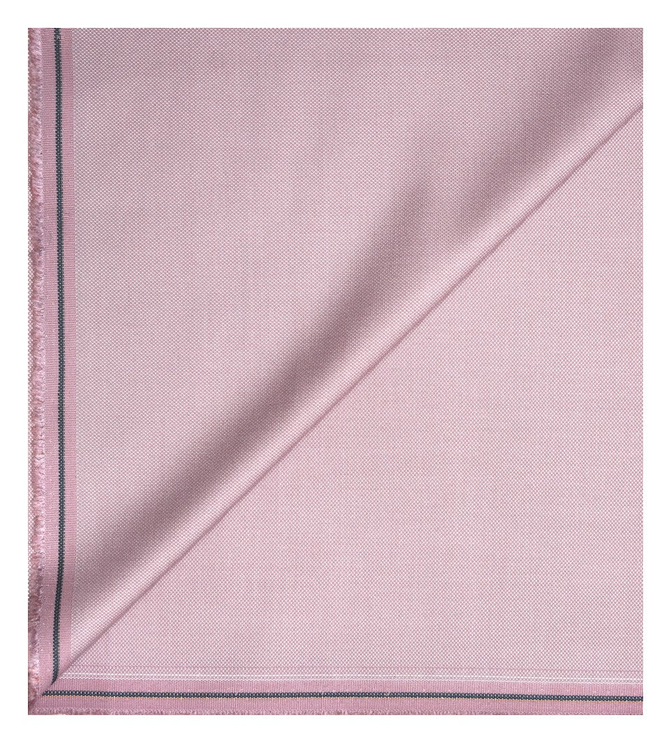 FRANCINI Luxury Italian Clothes with Terron Rayon Peach (Pink) coloured & Solid pattern Unstitched Trouser Fabric - 1.25 mts - MADE IN ITALY / VV2260
