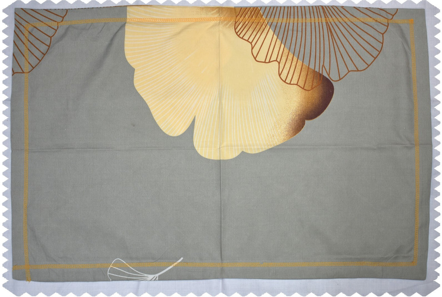 " Weaves Empire " 9.0 Feet x 9.0 Feet (King Size) 100 % Cotton Grey Colour Double Bed Set With Two Stitched Pillow Covers ( 46 cm x 69 cm ) / VV6083