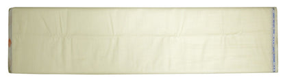 Weaves Empire 100% Linen Cotton with BATISTE Weaving Beige Colour Plain Unstitched Shirt Fabric - 1.6 mts / VV1014