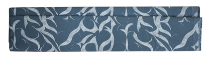 J.Hampstead Viscose Blended Crushable Blue (Slate) Colour Printed Unstitched Shirt Fabric - 1.60 Meters / VV1098