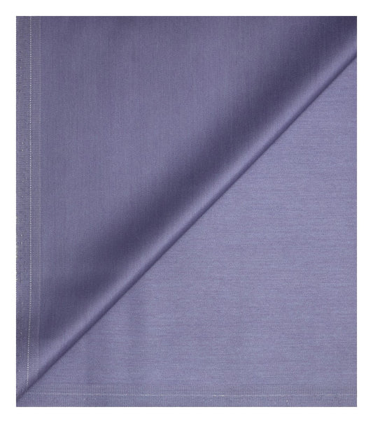 FRANCINI Luxury Italian Clothes with Terron Rayon Mauve (Purple) coloured & Solid pattern Unstitched Trouser Fabric - 1.3 mts - MADE IN ITALY / VV2268