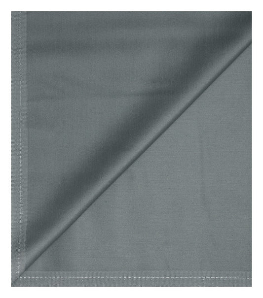 FRANCINI Luxury Italian Clothes with Terron Rayon Sage (Grey) coloured & Solid pattern Unstitched Trouser Fabric - 1.3 mts - MADE IN ITALY / VV2266