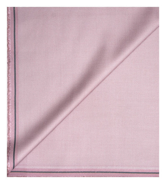 FRANCINI Luxury Italian Clothes with Terron Rayon Peach (Pink) coloured & Solid pattern Unstitched Trouser Fabric - 1.25 mts - MADE IN ITALY / VV2260