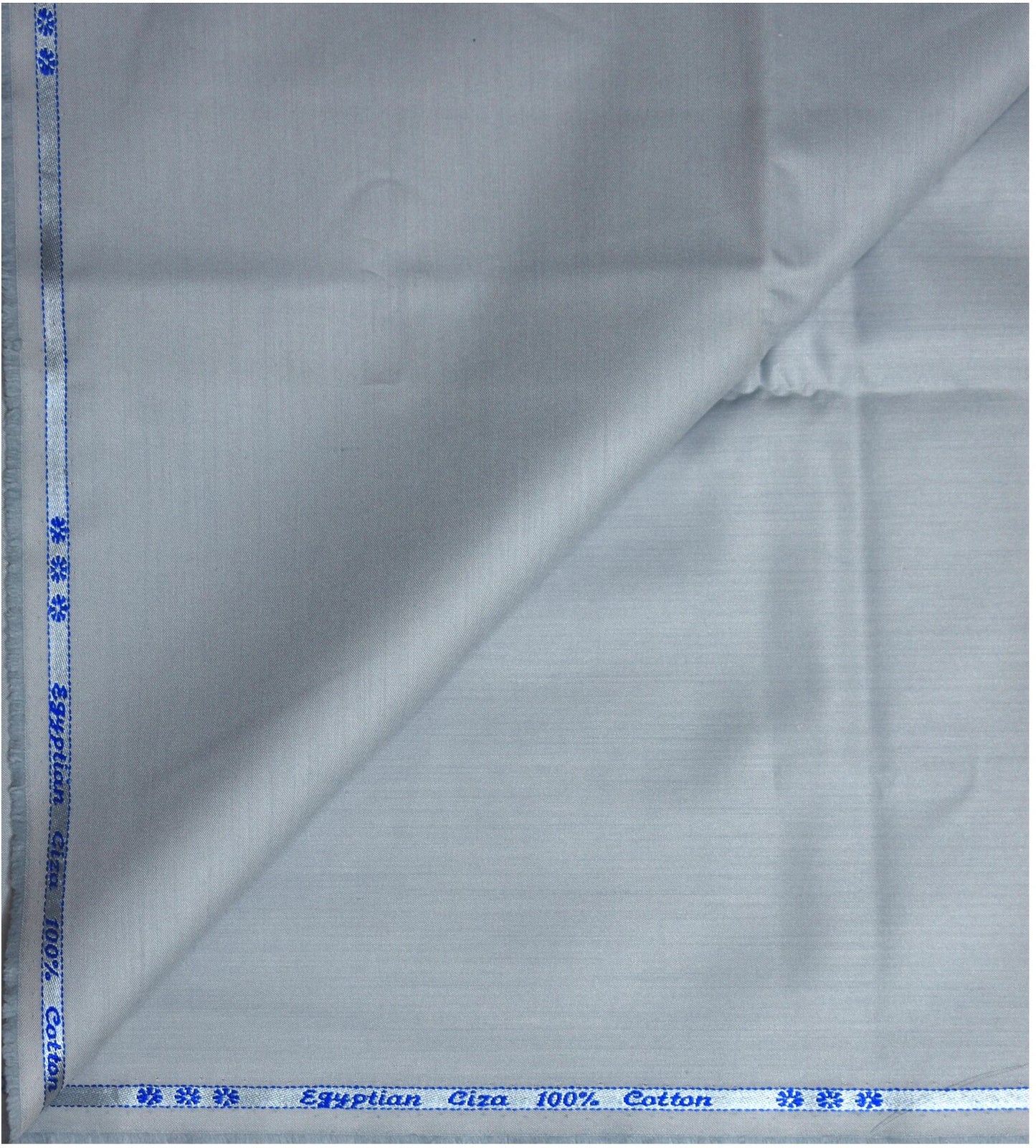 J.HAMPSTEAD 100% EGYPTIAN GIZA COTTON GREY PLAIN UNSTITCHED SHIRT FABRIC - 1.60 MTS - J324 / VV6956