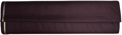 Raymond wool blended super fine sapphire fabric for all seasons wear, snuff colour with self matty designed unstitched suit fabric with length 3.0 metres / VV6825
