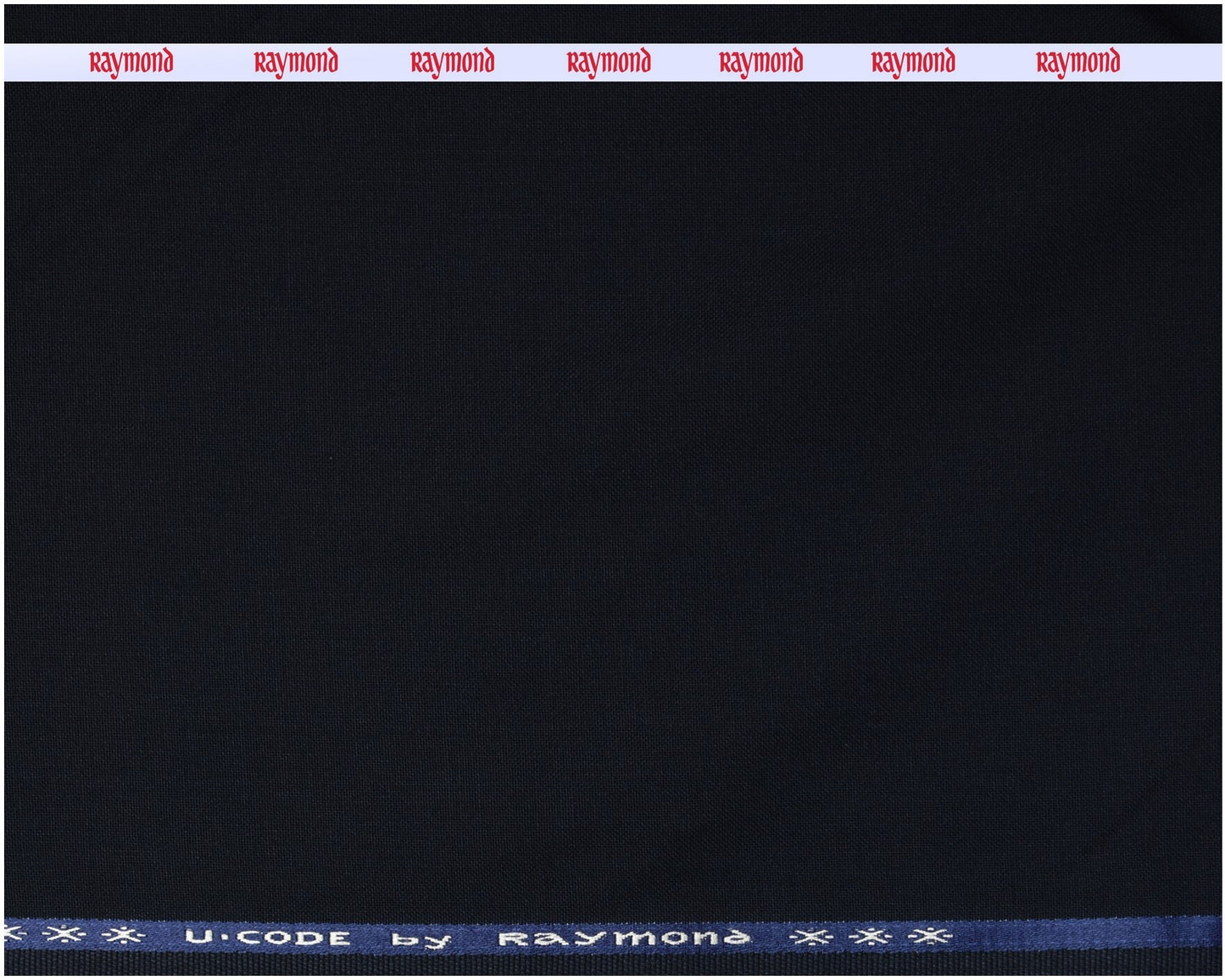 RAYMOND NAVY BLUE POLY BLENDED UNSTITCHED SUIT FABRIC-3MTS - 4321 / VV7244